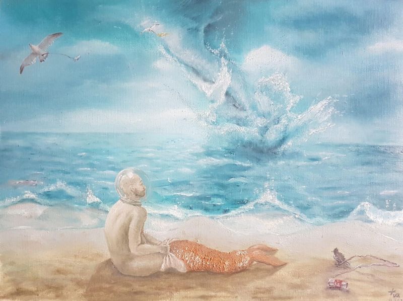 Letzter Glaube an Unzerstörbarkeit - Last belief in indestructibility - a Paintings by Kostova Kalina
